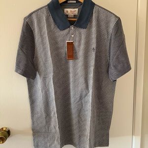 Original Penguin Printed Front Pique Polo NWT